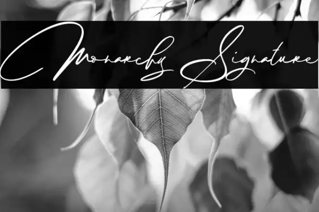 Monarchy Signature Example 3