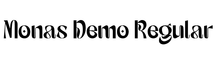 Monas Demo Regular  Descarca Fonturi Gratis
