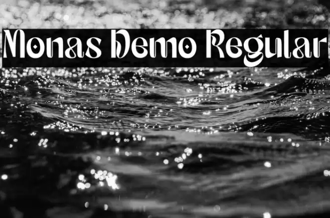 Monas Demo Regular Font examples