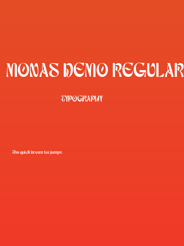 Monas Demo Regular Poster