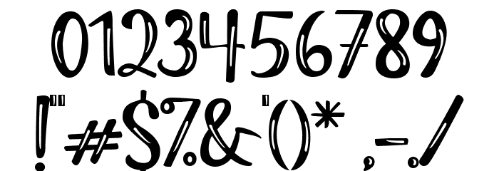 Monash Font OTHER CHARS