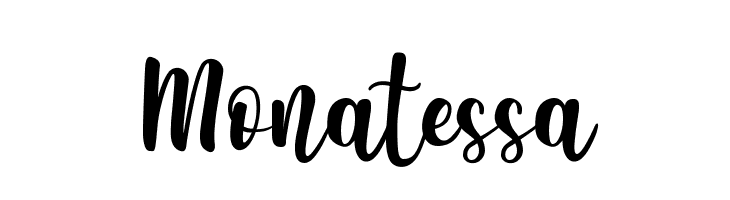 Monatessa  Frei Schriftart Herunterladen