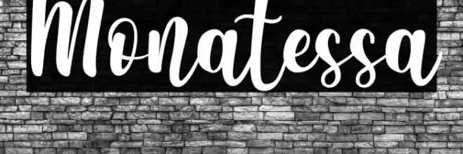 Monatessa Font examples
