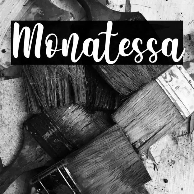 Monatessa Font examples