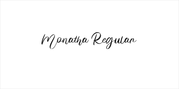 Monatha Regular Logo