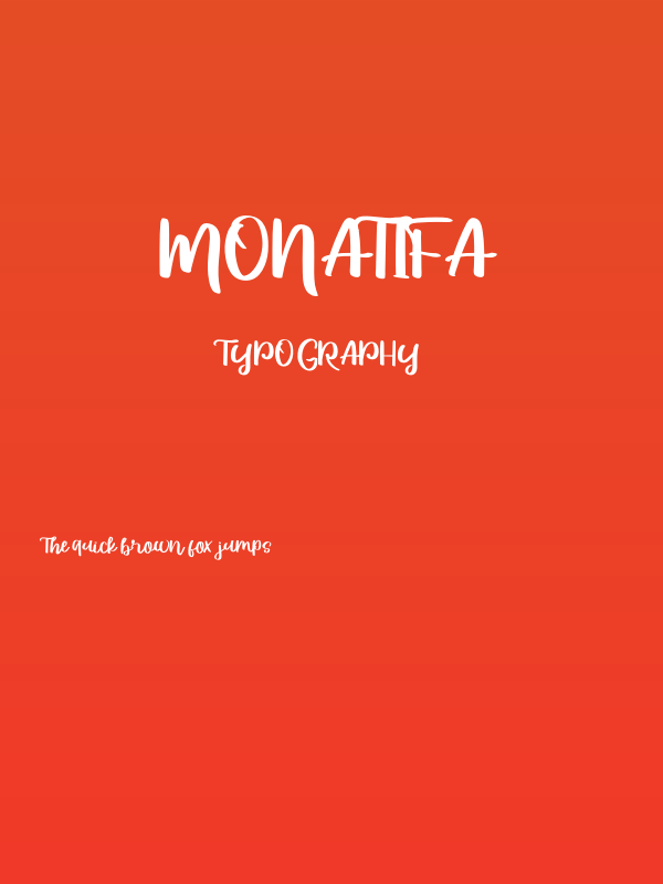 Monatifa Poster