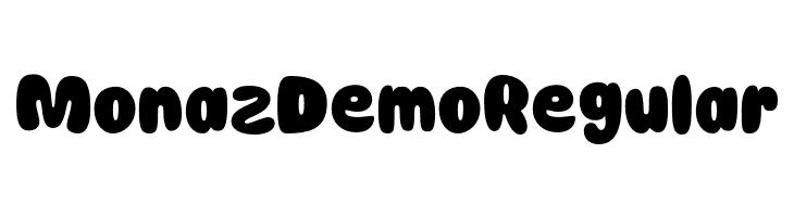 Monaz Demo Regular  Descarca Fonturi Gratis