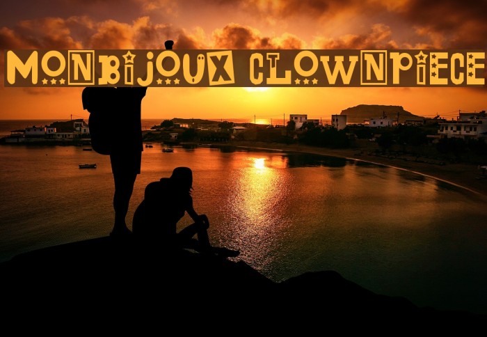 Monbijoux Clownpiece Fonte examples