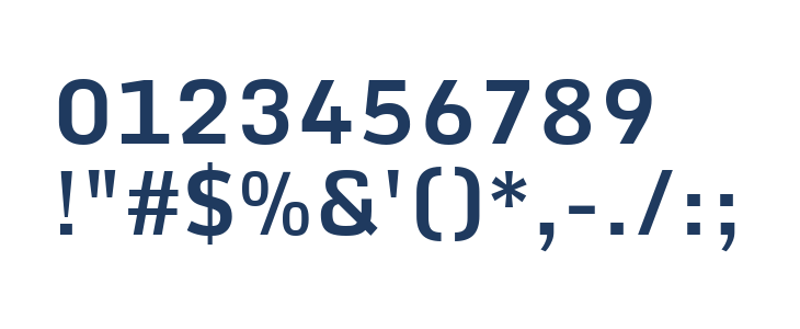 Monda Bold2 Other Characters