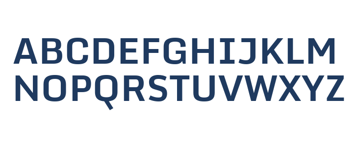 Monda Bold2 Uppercase