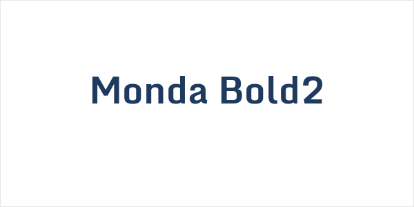 Monda Bold2 Logo