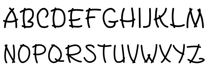 Mondas Bold Font LOWERCASE