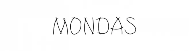 Mondas  Frei Schriftart Herunterladen