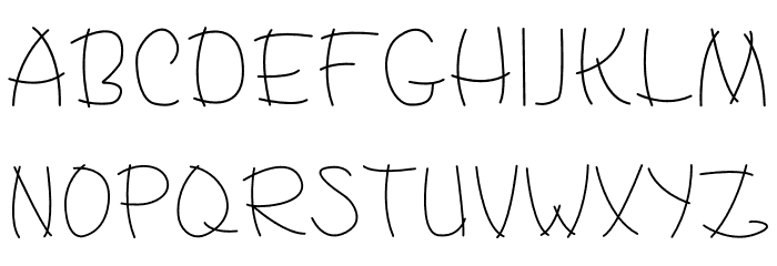 Mondas Font LOWERCASE