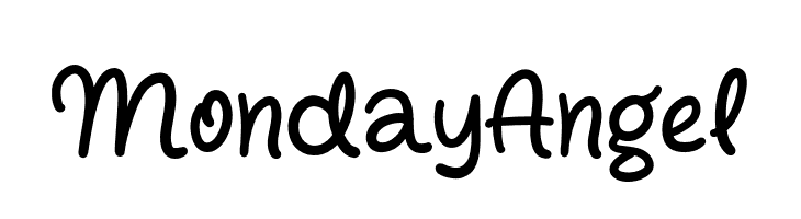 Monday Angel  Free Fonts Download