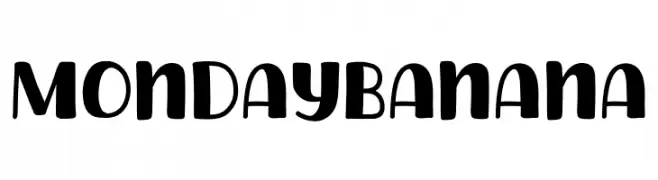 Monday Banana  Free Fonts Download