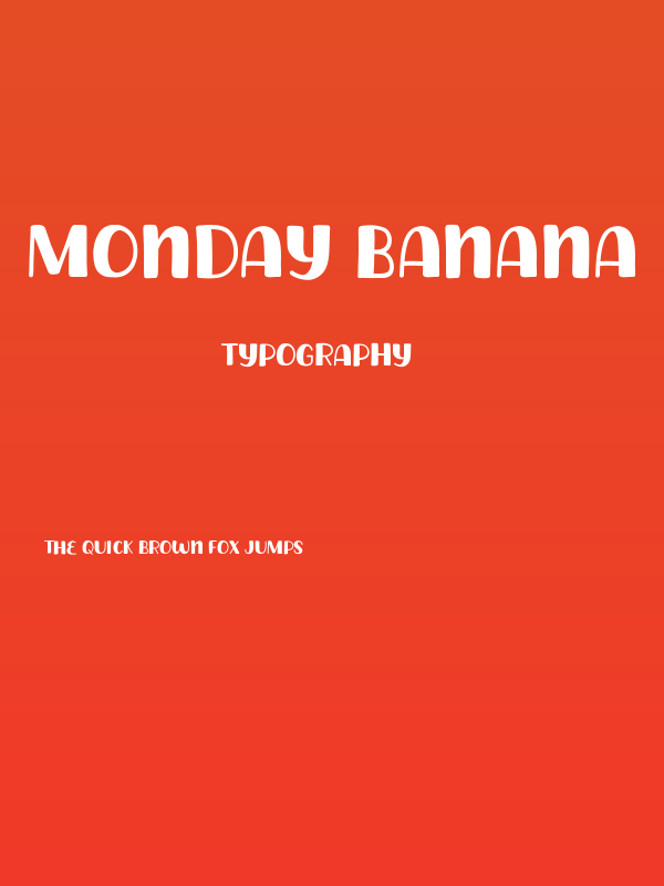 Monday Banana Poster