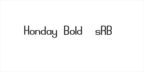 Monday Bold [sRB] Logo