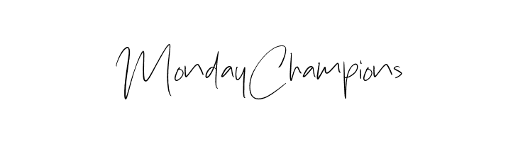 Monday Champions  les polices de caractères gratuit tlcharger