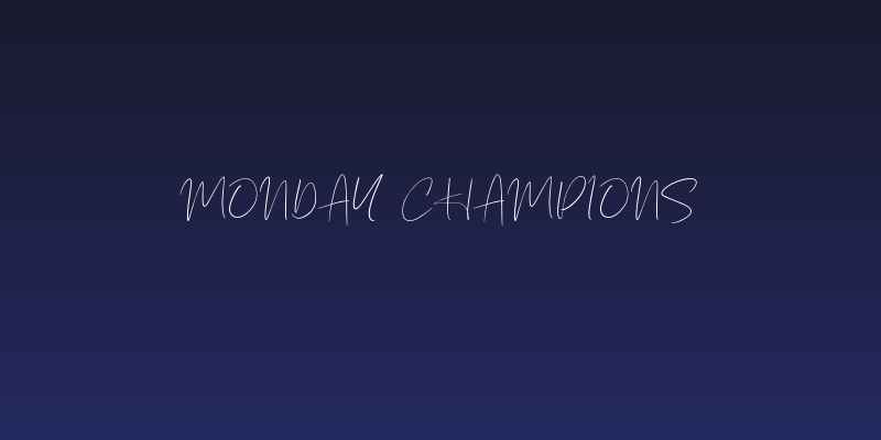 Monday Champions Social Header