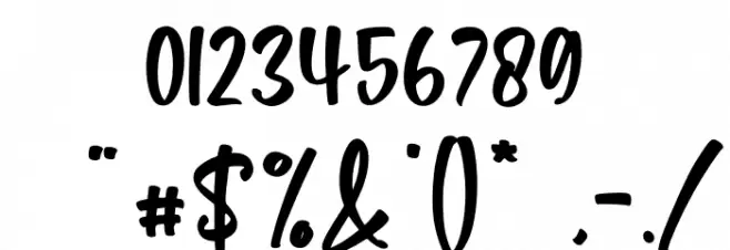 Monday Cookies Font OTHER CHARS