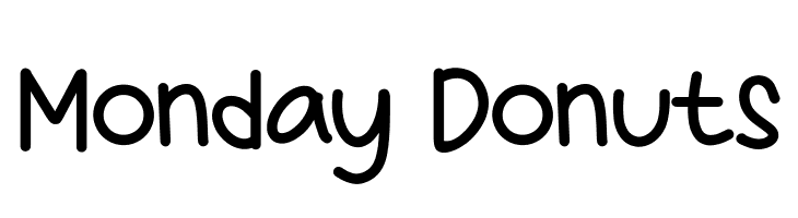 Monday Donuts  Free Fonts Download