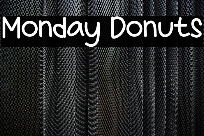 Monday Donuts Example 2