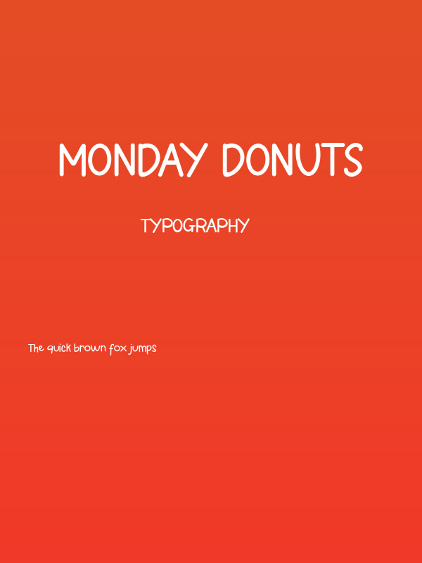 Monday Donuts Poster