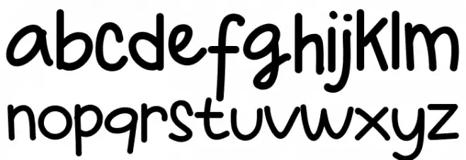 Monday Donuts Font LOWERCASE