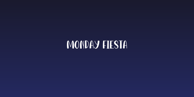 Monday Fiesta Social Header