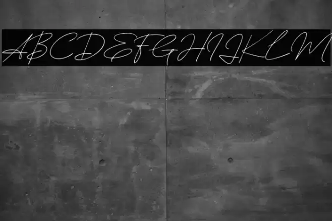 Monday July Шрифта examples