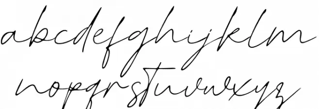 Monday July Font LOWERCASE