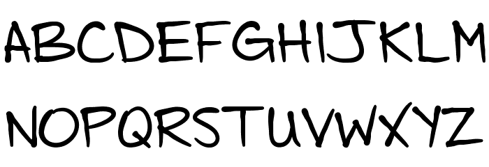 Monday Morning Font LOWERCASE