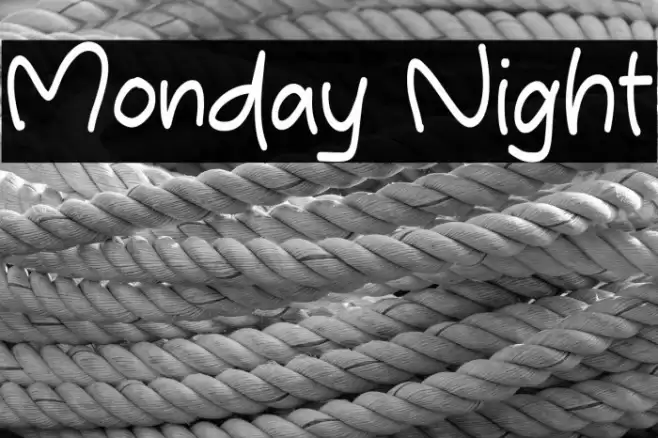 Monday Night Font examples