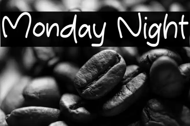 Monday Night Font examples