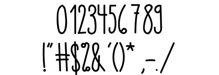 Monday Party Font OTHER CHARS