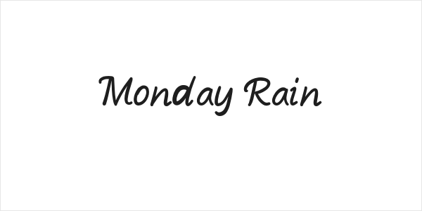 Monday Rain Logo