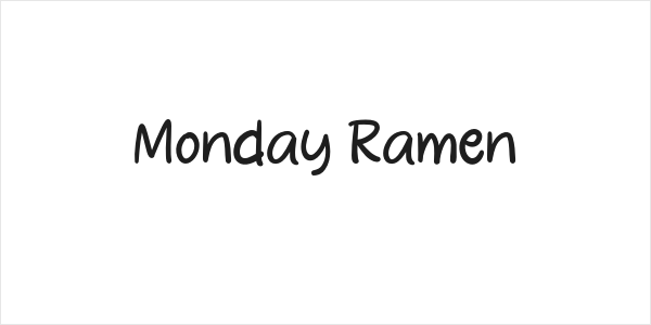 Monday Ramen Logo