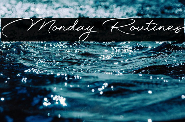 Monday Routines Example 1