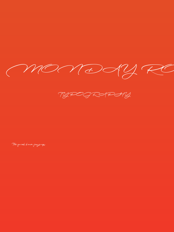 Monday Routines Poster