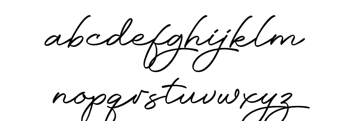 Monday Routines Font LOWERCASE
