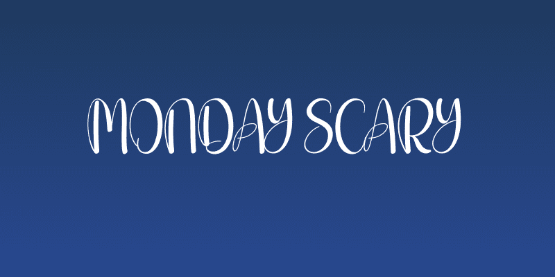 Monday Scary Social Header