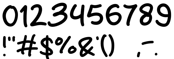Monday Spark Font OTHER CHARS