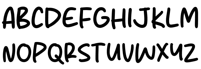 Monday Spark Font LOWERCASE
