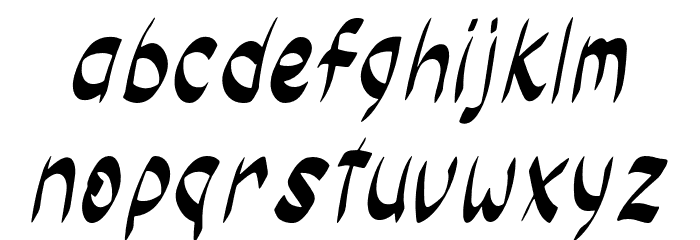 Monday Special Font LOWERCASE