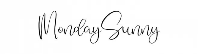 Monday Sunny Caratteri