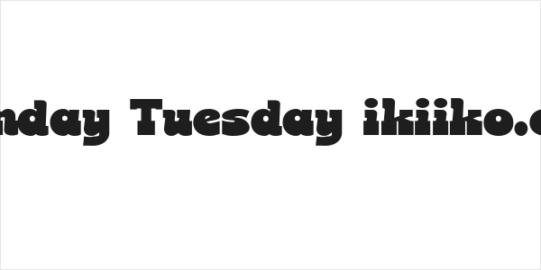 Monday Tuesday ikiiko.com Logo