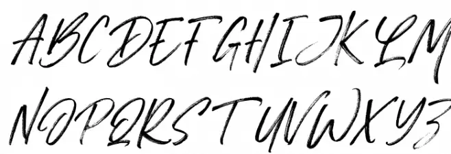 Monday Vacation Italic Script Schriftart Groß