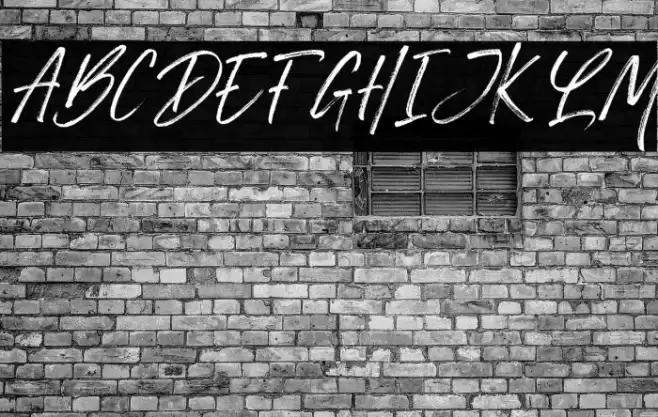 Monday Vacation Italic Script Font examples