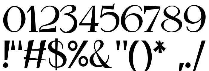 Monday coldness free vertion Regular Font OTHER CHARS